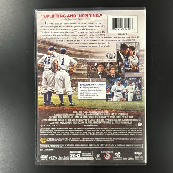 42: The Jackie Robinson Story - DVD - Picture 2 of 4